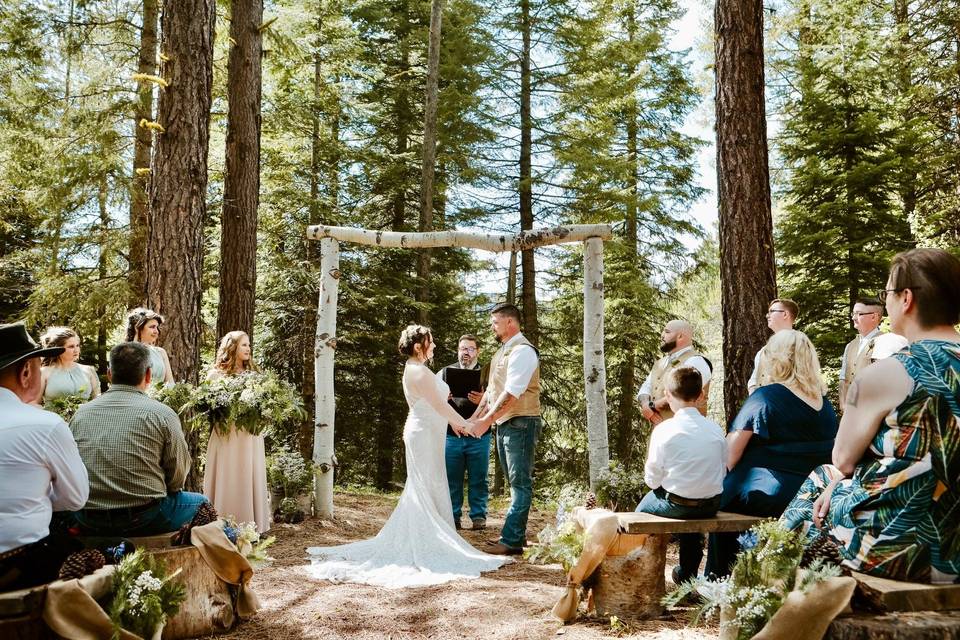 Forest wedding