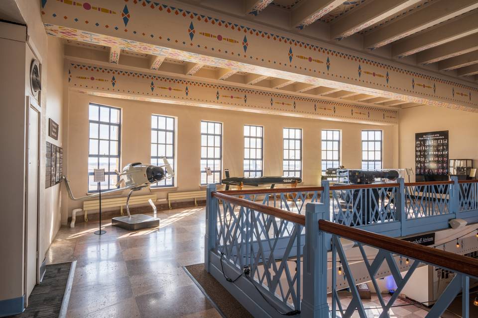 Intimate ceremony mezzanine