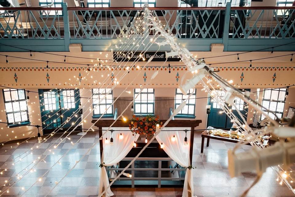 Wedding 3rd floor view