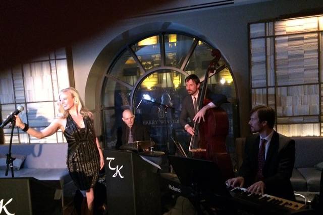 Timatha Kasten & Her TKO Jazz Band Cocktail hour at the Peninsula Hotel NYC
