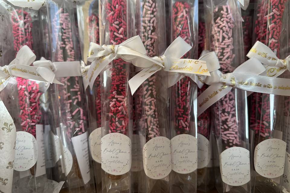 Bridal Shower Pretzel Rods