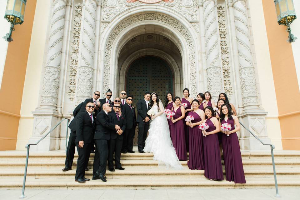 Wedding PartySt. Cecilia Catholic Church, San Francisco, CA