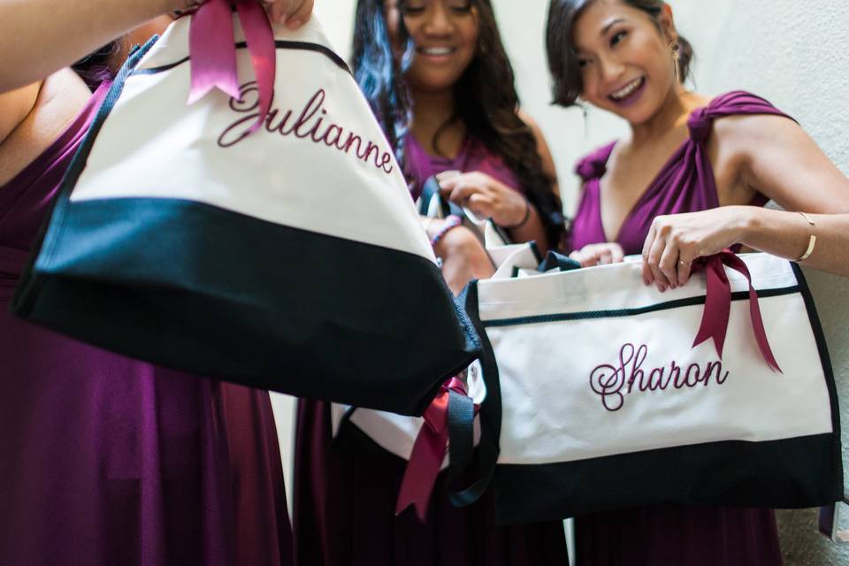 Bridesmaids and Junior Bridesmaids' Swag BagSan Francisco, CA