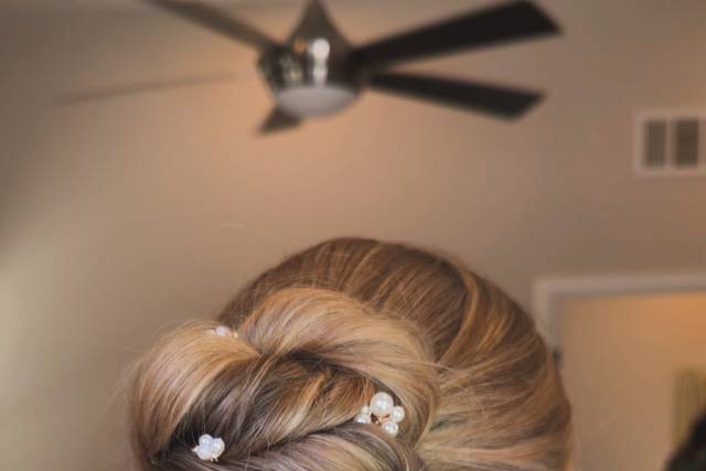Romantic updo