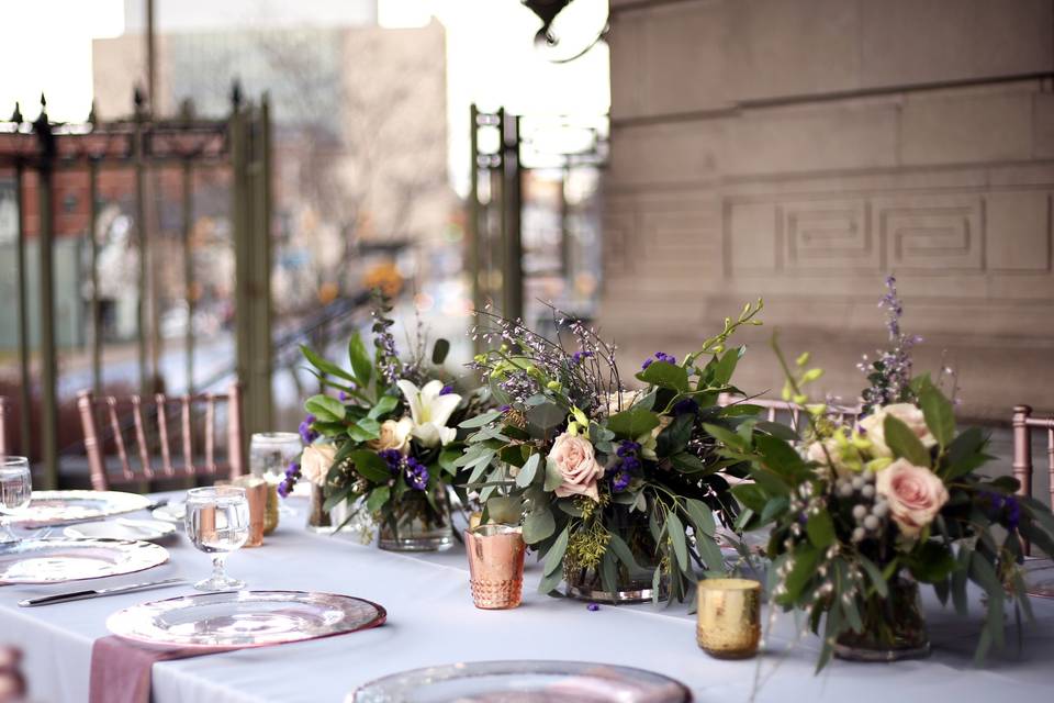 Low Floral Centerpieces