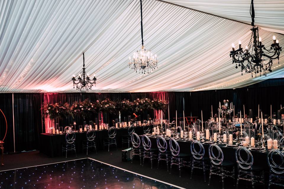 Draping, Lighting, and Rentals