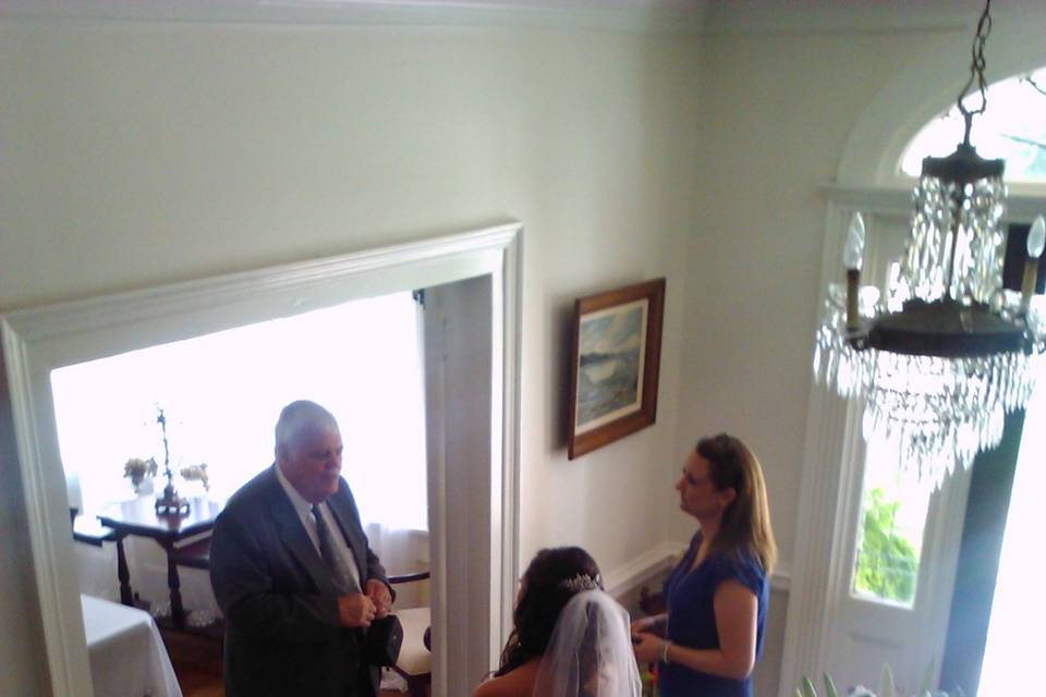 Bride & her parents