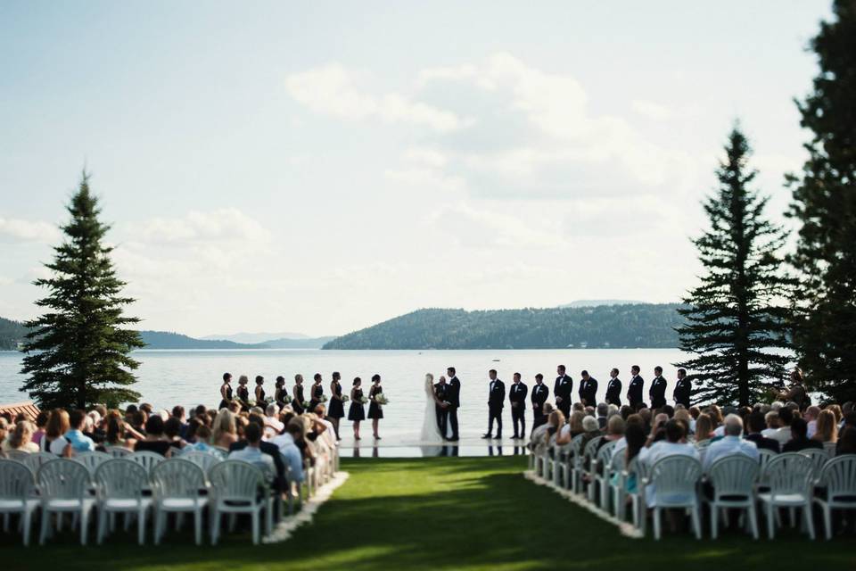 Outdoor wedding