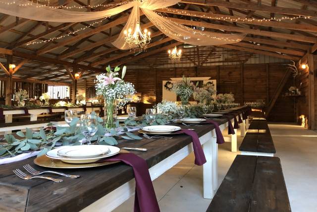 Fairy tale boho reception