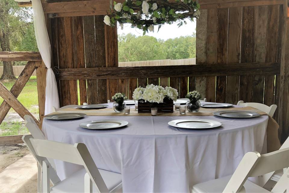 Reception table
