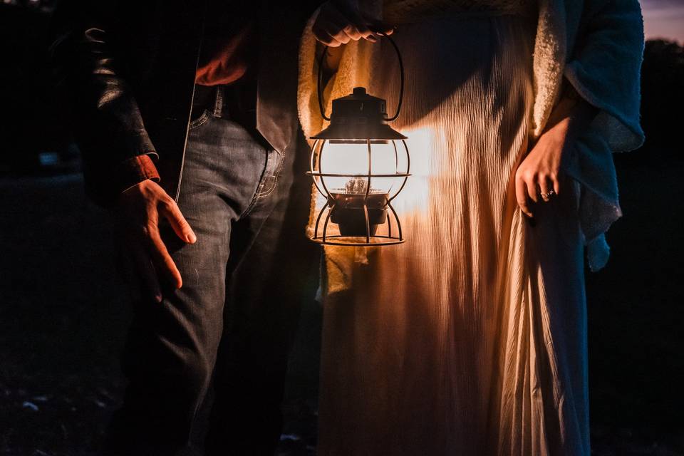 Evening Halloween Elopement