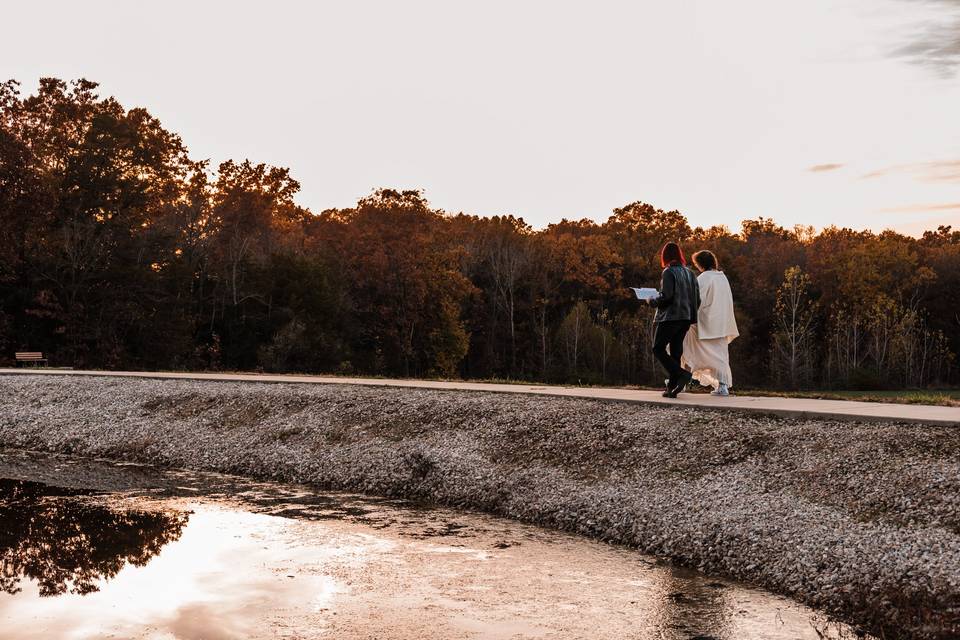 Missouri Sunset Elopement