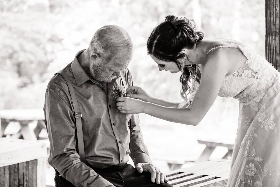Getting Grandpa Ready
