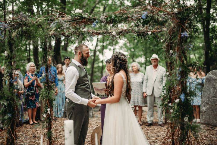 Rachel and Zach Handfasting