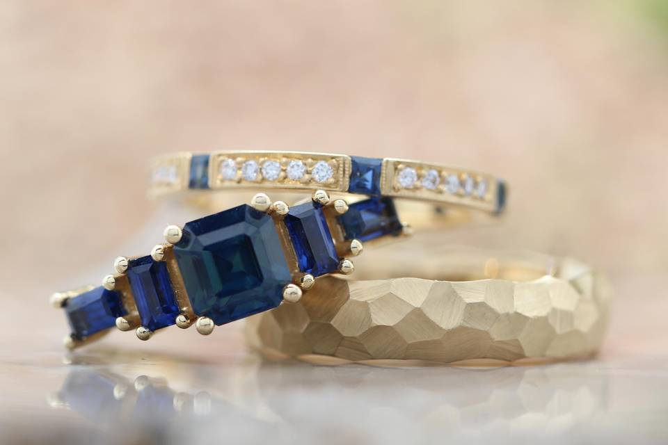 Gold and Sapphires