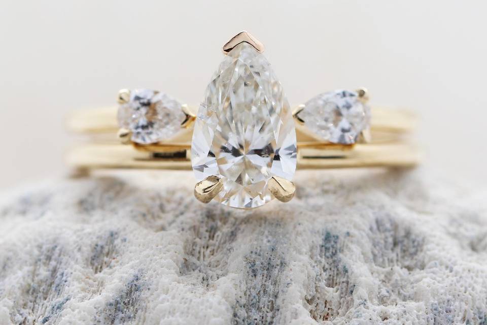 Fancy Diamond Ring Set