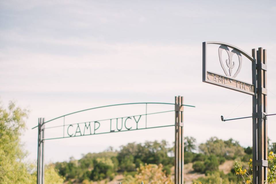 CAMP LUCY ENTRANCE