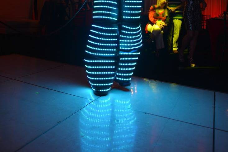 Tall LED dancers