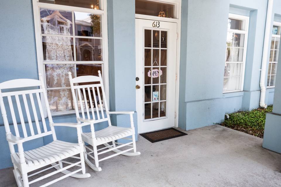 Our sweet front porch!