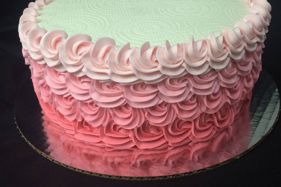 Ombre rosettes