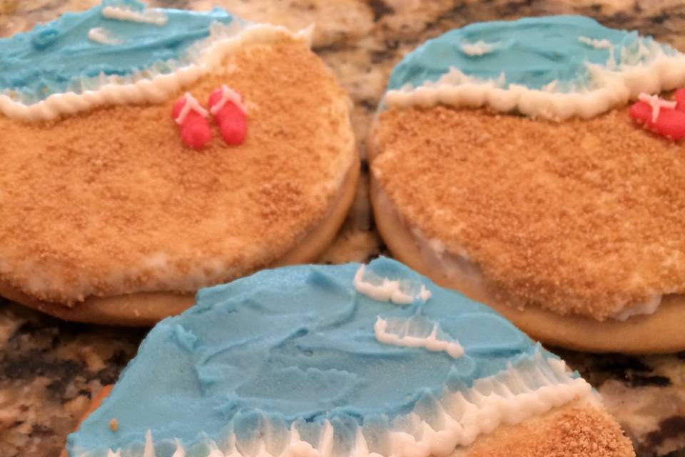 Beach sugar cookies