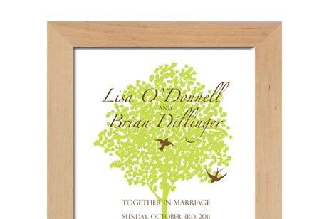 This is a beautiful print that can be custom designed to commemorate your wedding.... and is a great wedding gift.