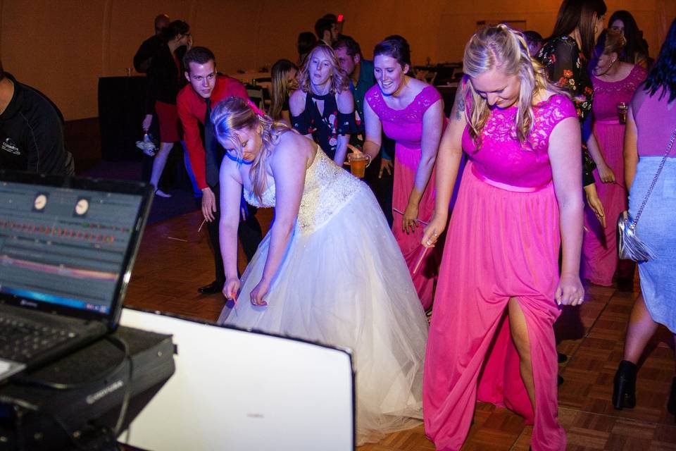 Bride shows how it's done!