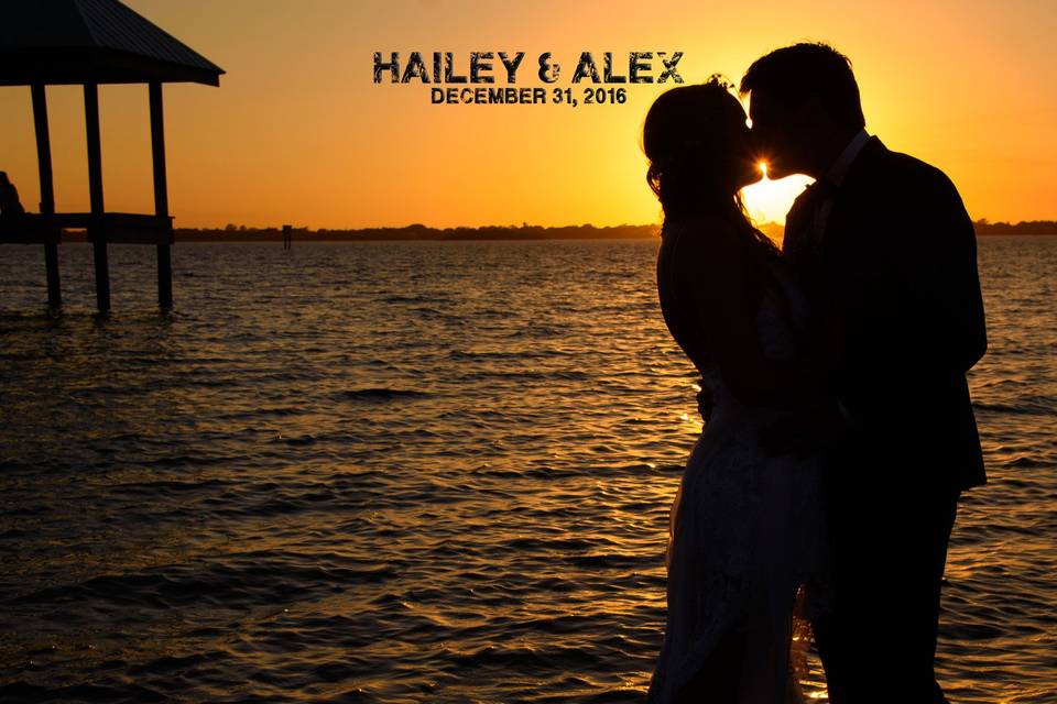 This is the album cover for this couple.  Great Sunset of course
