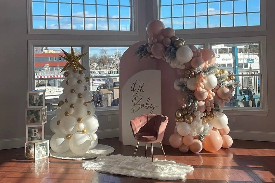 Winter Themed Baby Girl Shower