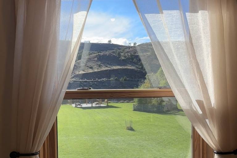 View of the grounds from loft