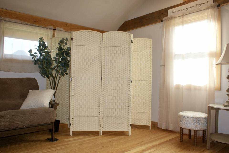 Dressing area