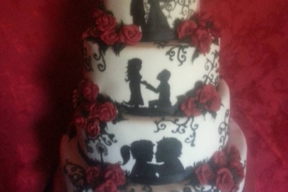 Cute customized cake