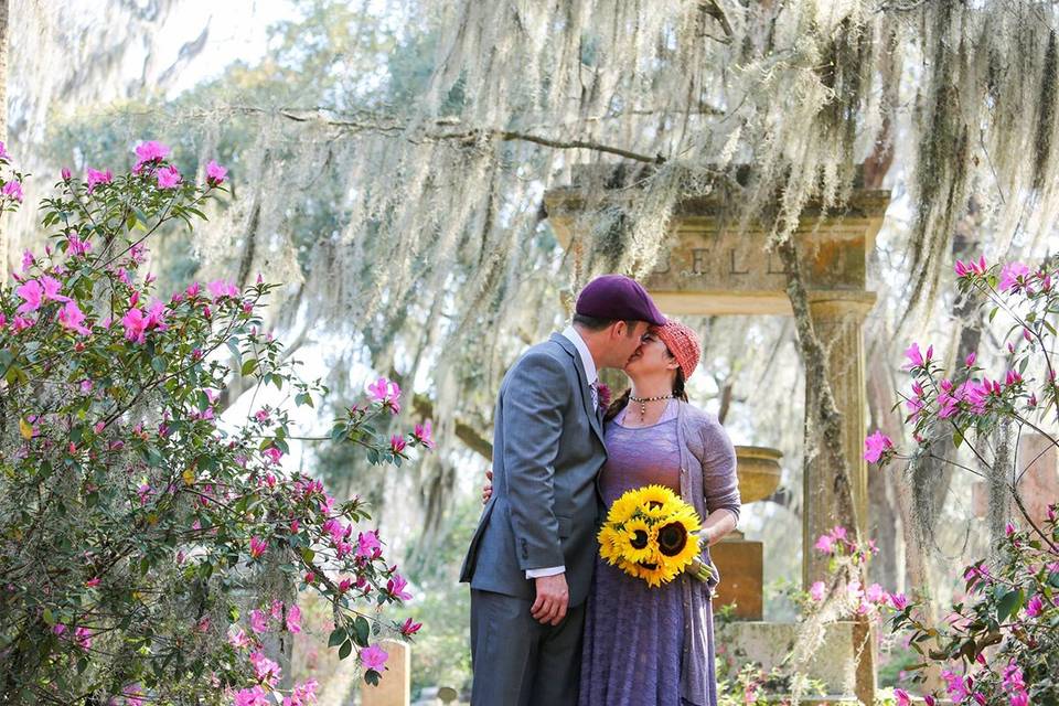 Spring wedding in Bonaventure