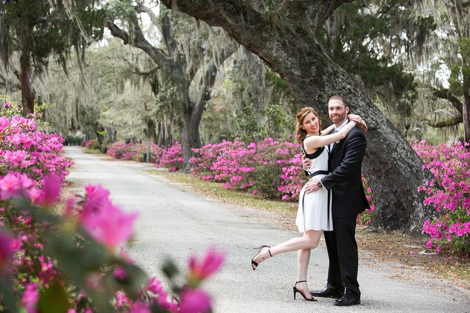 Spring wedding in Bonaventure