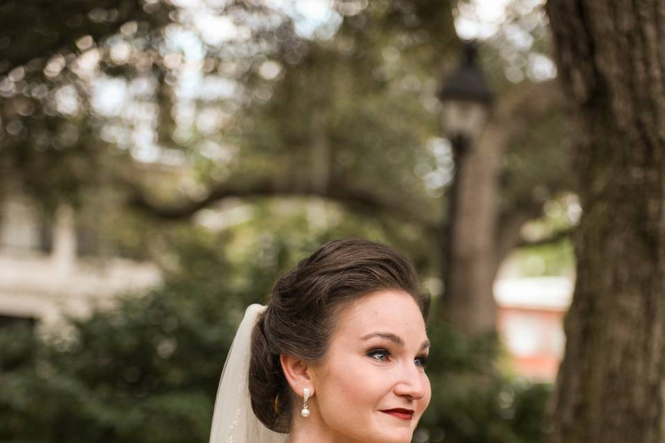 Elope to Savannah Forsyth Park