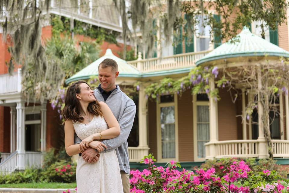 Spring wedding in Forsyth Park