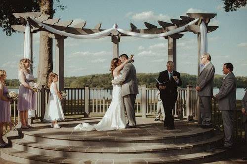 At the altar