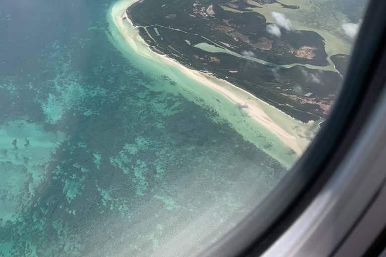 Flying into Cozumel
