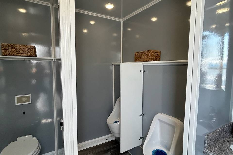 Interior of 6-Stall Mens