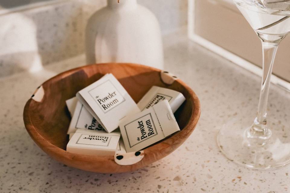 Inspired by boutique restrooms
