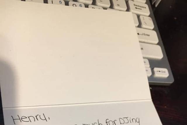 Thank you letter