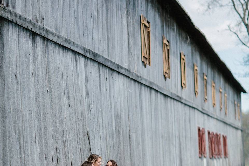 Outside the Poplar Barn