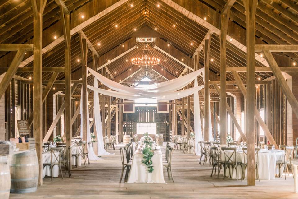 Inside the Poplar Barn