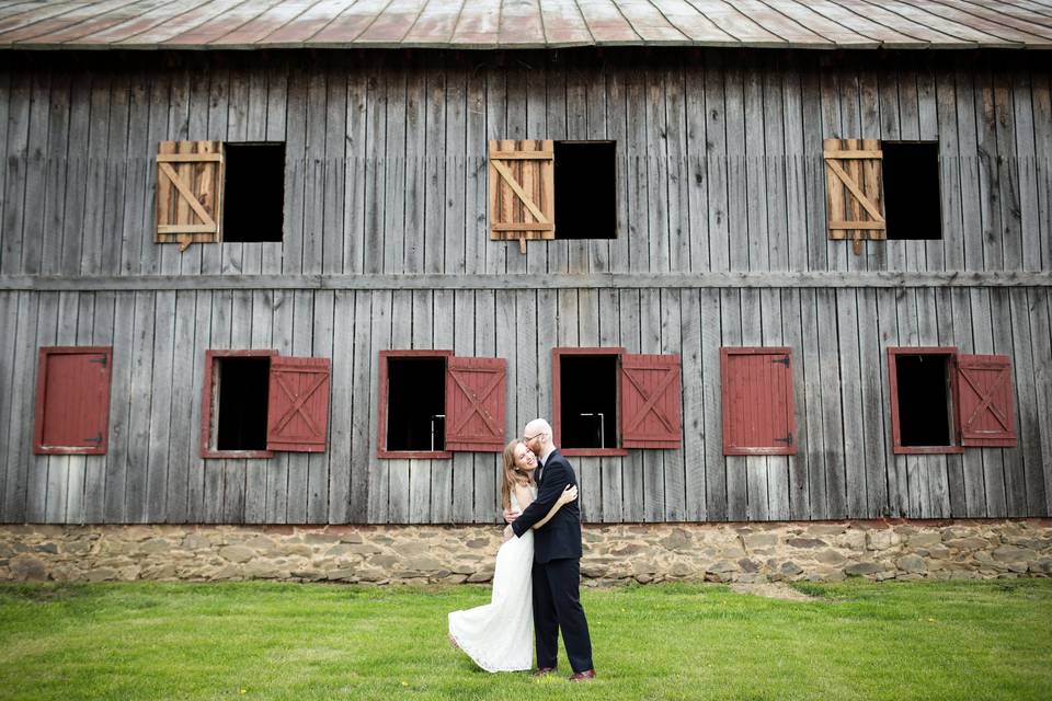 The Poplar Barn in Spring