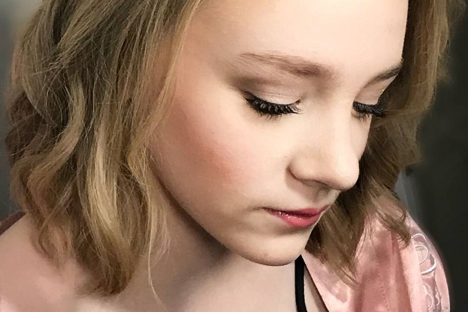 Teenage Bridesmaid Makeup