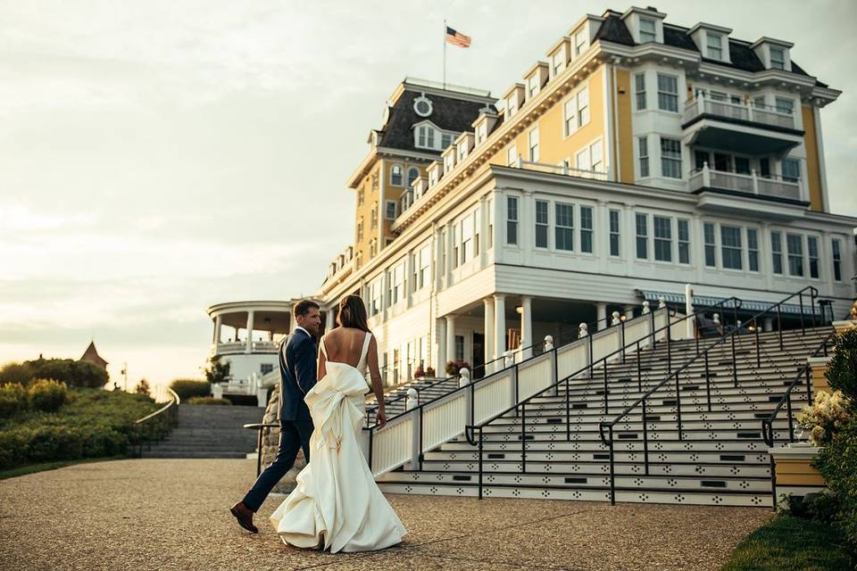 Golden hour wedding