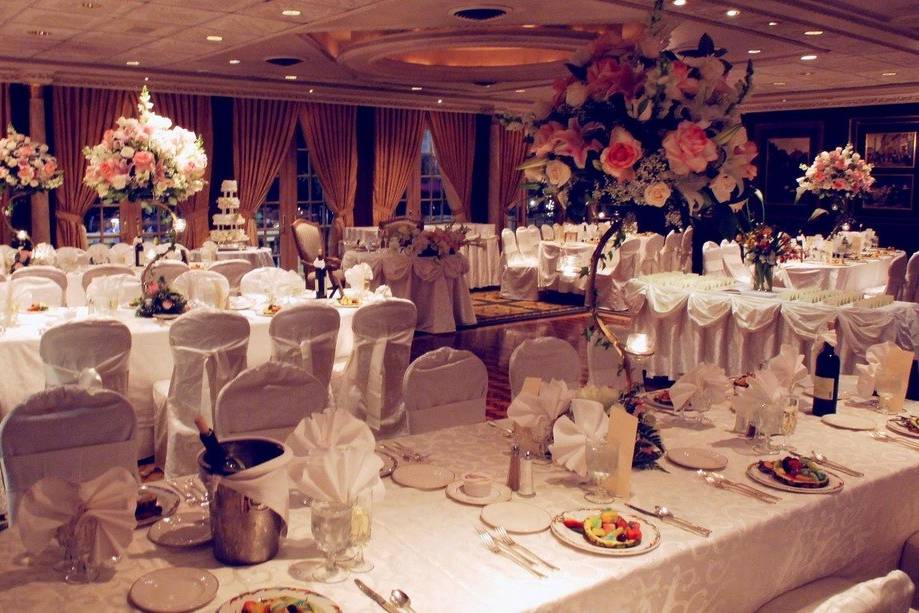 Our stylish table linen, chair covers and sashes will embellish your event.