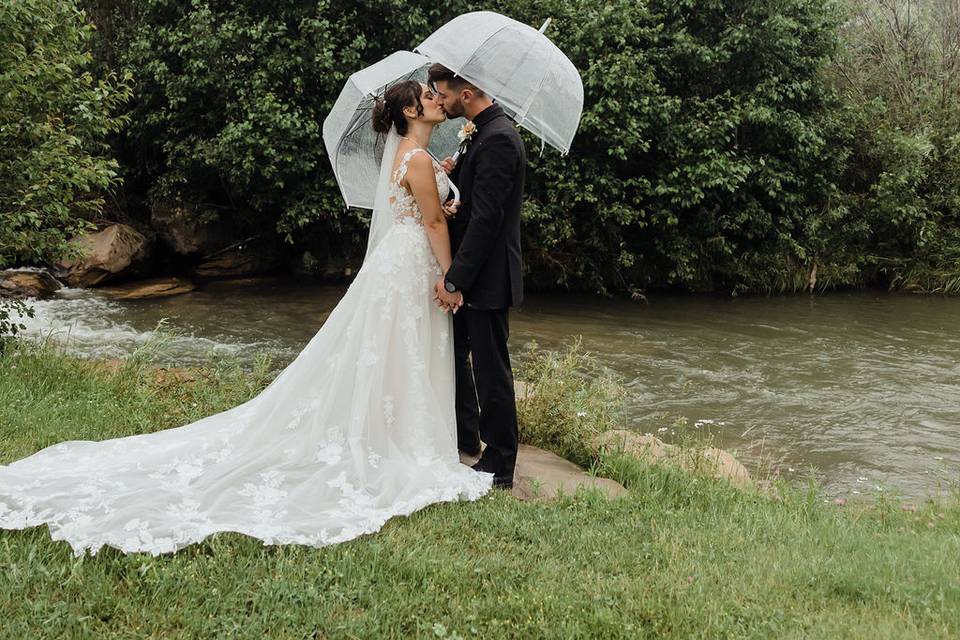 Drizzle at river