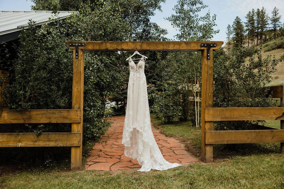 Dress in bridal alley