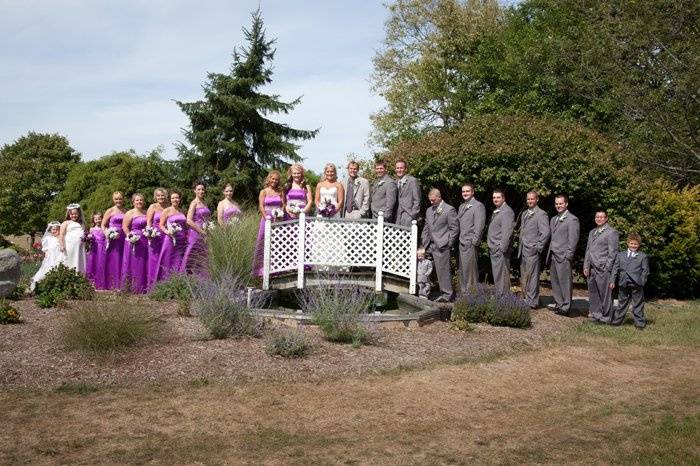 Wedding group photo